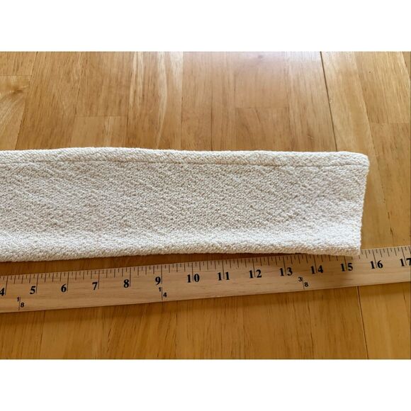 St. John Collection Colorblock Santana Knit Collarless Jacket Ivory & Black Sz 0 - Picture 8 of 14